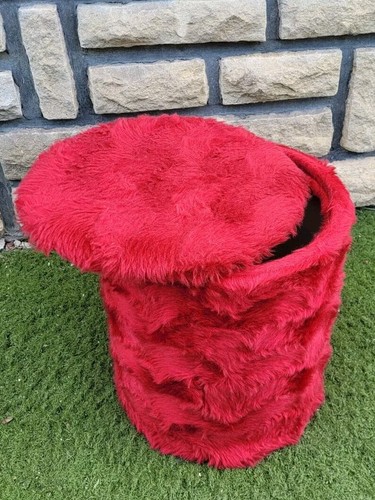Vintage pouf moumoute années - moumoute,