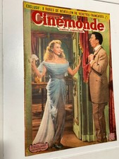 CINEMONDE 19/12/1949; Martine Carole et Jean Parédès/ Luis Mariano/ Cécile Aubry
