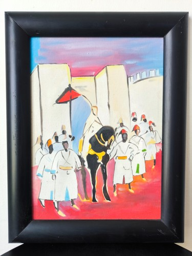 Peinture orientaliste maghreb - peinture,