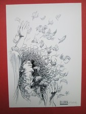 SERVAIS EX LIBRIS SIGNE SERIGRAPHIE LA BELLE COQUETIERE T 1 ESPACE BD  NEUF 