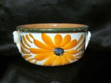 ancien PLAT  à FOUR ALSACIEN terre vernissée Poterie Alsace Soufflenheim ?