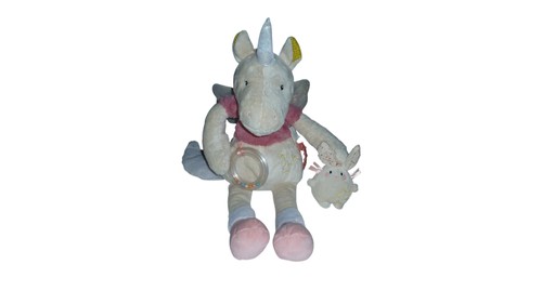 Peluche éveil licorne lilou - licorne,