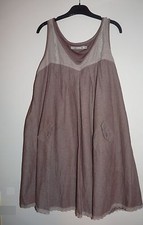 Tunique robe ample - en, ramie