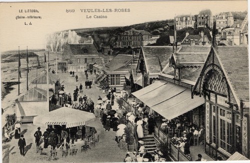 Cpa veules les roses - cpa,