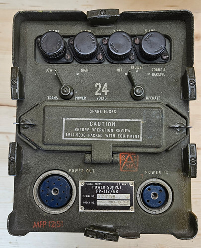 112 power supply - pp-112/gr,