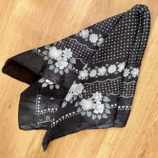 Foulard vintage Betty marron