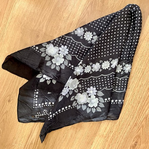 Foulard vintage betty marron - foulard,