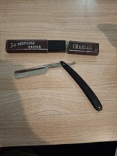 COUPE CHOUX CHARLEX SOLINGEN N°50 ANCIEN RASOIR A BARBE LAME FORGE EVIDE TBE