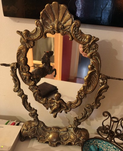 Miroir sur pied - , (psyché)