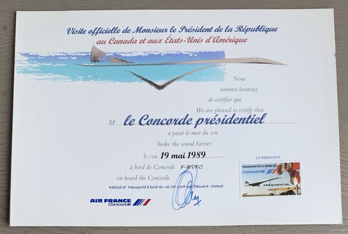 Certificat mur son concorde - mur, du