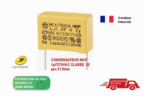 Condensateur 1µf 275vac - , /