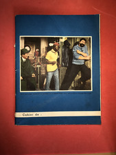 TINTIN ET LE MYSTÊRE DE LA TOISON D'OR / CAHIER ÉCRITURE / VINTAGE 1961