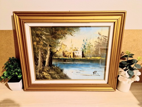Tableau huile sur toile - tableau,