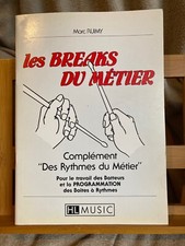 Marc Ruimy Les Breaks du métier méthode partition HL Music