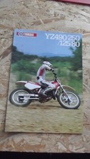 CATALOGUE BROCHURE MOTOS YAMAHA YZ490-YZ250-YZ125-YZ80