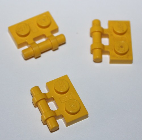 Lego yellow plate ref - 3, x