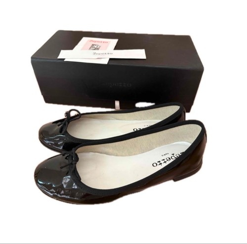 Rare repetto black patent - repetto,