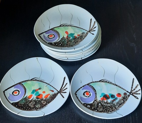 Assiettes poissons mbfa - 11,