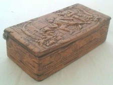 ANCIEN TABATIÈRE BOIS