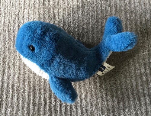 Doudou peluche baleine bleu - doudou,