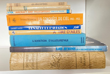 [AVIATION]   -   LOT de 9 LIVRES Années 1948 à 1996 TTB