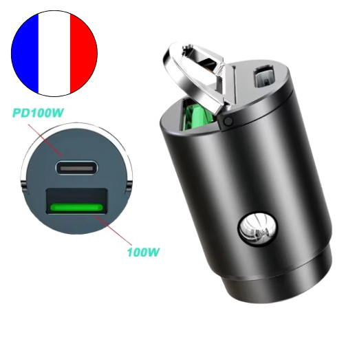 Mini chargeur voiture allume - mini,
