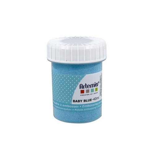 Poudre embosser bleu - à,