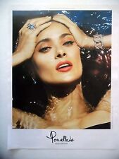 PUBLICITE-ADVERTISING :  POMELLATO Collection Nudo  2015 Salma Hayek,Bijoux