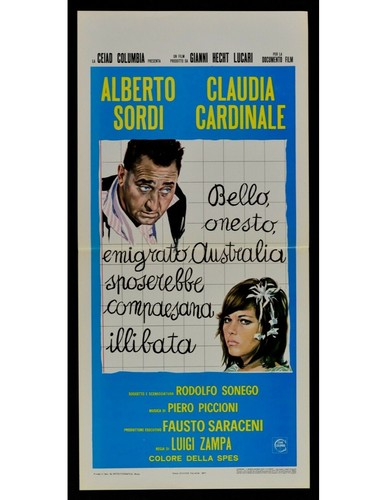 Affiche bello onesto emigrato - onesto,