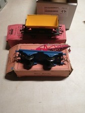 Lot De 2 Wagons Hornby échelle O wagon BENNE Et Grue