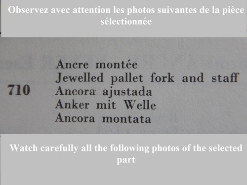 Ancre montée eta 2510 2512 - ancre,