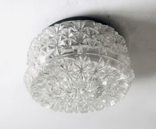Plafonnier/applique Erco verre D20cm  vintage Années 70/80 Germany