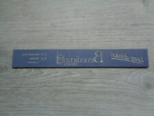 PLAQUE IMPRIMERIE PUBLICITAIRE EN METAL PERRIER BENEDICTINE LONG DRINKS