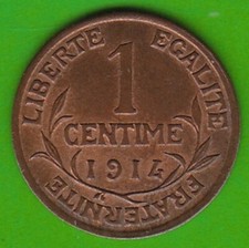 Coin france centime 1914 - coin,