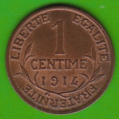 Coin france centime 1914 - coin,