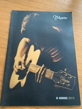 Guitar catalog / Catalogue guitare TAKAMINE 2013 8 pages en français