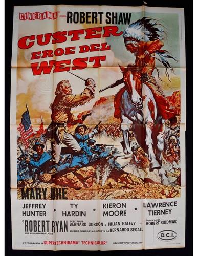 Affiche custer héros - custer, de