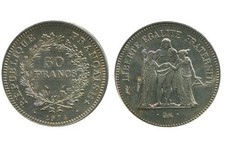 50 Francs Hercule en Argent