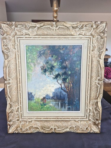 Tableau ancien huile - , sur