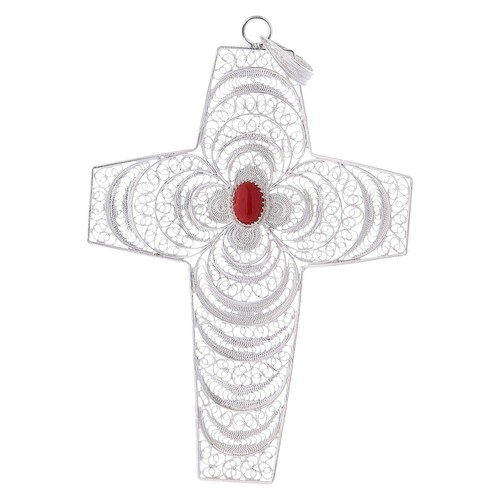 Croix piscopale filigrane - croix,