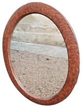 miroir ovale ancien 37 X 47 cm