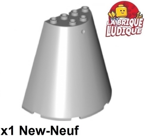 Lego cone 8x4x6 half - cone,