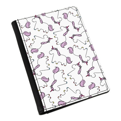 Violet licorne motif passeport - violet,