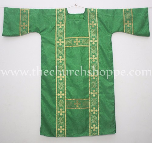 Chasuble dalmatique verte - verte, avec