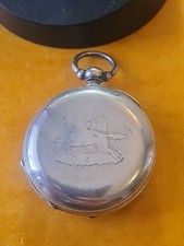  montre à gousset En Argent  Poinçon Mouvement Fonctionnel Lire DESCRIPTIF 