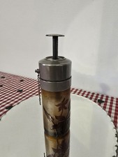 Art-nouveau Ancien Vaporisateur À Piston Pâte De Verre