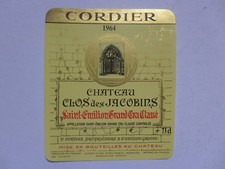 étiquette ancienne Château