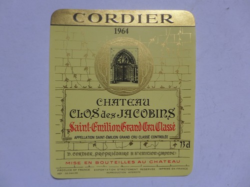 étiquette ancienne château - étiquette,