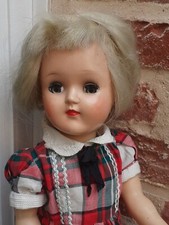 Vintage 40/ 50 's  Poupée  TONI  IDEAL DOLL Rhodoïd , Habits d'origine .