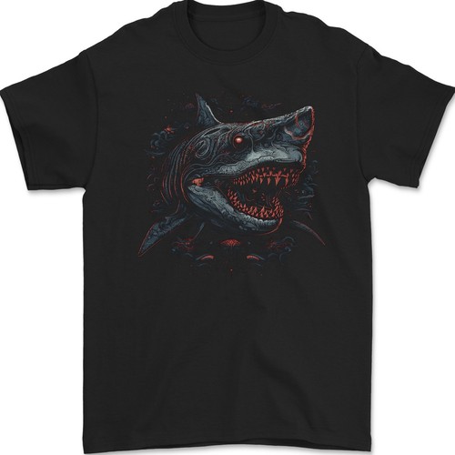 Shirt pour homme - t-shirt, mégalodon